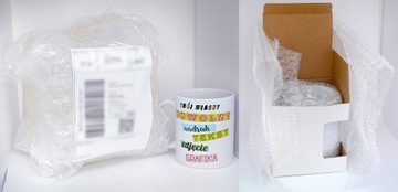 КРУЖКА С ВАШИМ ФОТО С НАПЕЧАТАННЫМ ЛОГОТИПОМ INSTRING фото подарок WIZARD RED