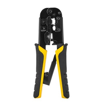 SZCZYPCE DO ZACISKANIA KONEKTORÓW DELI TOOLS ZACISKARKA DO KABLI ETHERNET