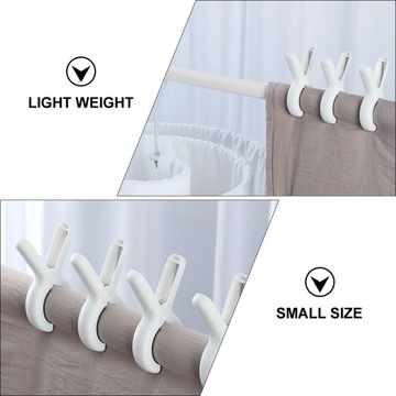 ЗАЖИМ ДЛЯ ОДЕЖДА КРЮЧОК ВЕШАЛКА ЗАЖИМ ДЛЯ СУШКИ ОДЕЖДЫ 6 ШТ.