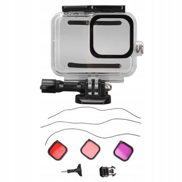 ZESTAW 3W1 FILTRY DO NURKOWANIA DO GOPRO HERO 8