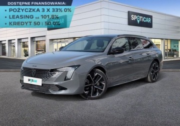 Peugeot 508 II SW PHEV Facelifting Hybrid 225 PHEV 225KM 2025 Peugeot 508 SW PureTech PHEV 225 Allure SS e-EAT8 FV23 Kredyt 0 Leasing od