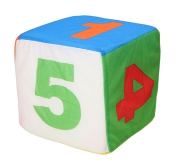 Miękka materiałowa kostka do gry 3475