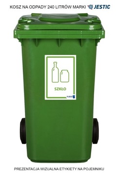 НАКЛЕЙКИ ДЛЯ РАЗДЕЛЕНИЯ МУСОРНЫХ БИН 30СМ А4 - 5 ШТ.