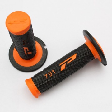 PROGRIP MANETKI PG791 OFF ROAD (22+25MM, DŁ.115MM) KOLOR POMARAŃCZOWY/CZARN