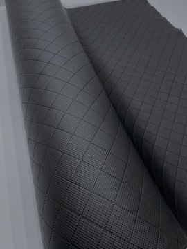 Черный GTS 5x5 Перфорированная эко-кожа SOFT Обивка автомобиля для легковых автомобилей