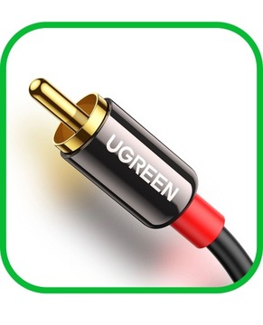 Кабель Аудиокабель JACK 3,5 мм 2x RCA Chinch STEREO 5M HQ Позолоченный