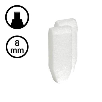 Końcówka filcowa Grog Quickflow chisel 8 mm 2 szt.
