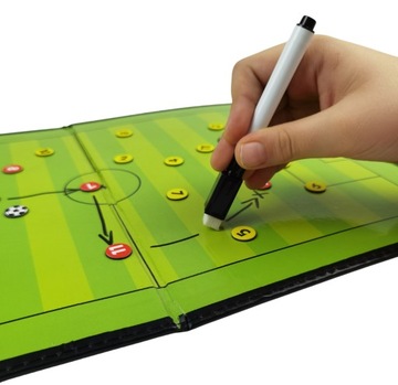 Магнитная тактическая доска тренера Папка для тренеров ФУТБОЛ ПРЕМИУМ