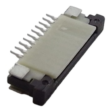 Гнездо разъема для ленты FFC 10pin 1 мм.