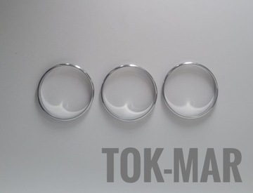 Aluminiowe ramki na pokrętła nawiewu Toyota MR2 (00-07)