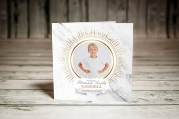 Приглашение на первое причастие с фотографией + бесплатный конверт