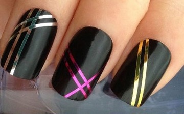 Лента-нитка для наклейки украшения ногтей - 5 шт.