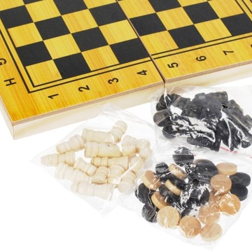 Gra szachy drewniane GAME 4889692 EURO-TRADE
