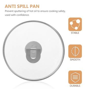 Предотвращение разбрызгивания масла из крышки горячей кастрюли