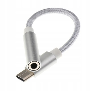 Kabel przejściowy USB typu C do słuchawek 3,5 mm