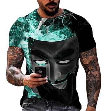 T-shirt męski okrągły dekolt yanziya365 rozmiar L