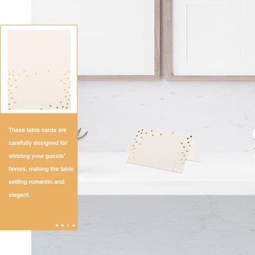 50 szt. Wizytówki z miejscem do siedzenia Wizytówk