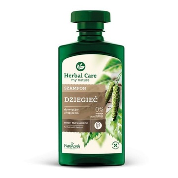 FARMONA HERBAL CARE Szampon dziegieć - do włosów z łupieżem 330ml