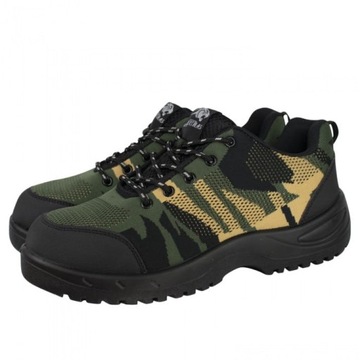 Lekkie Buty Robocze CAMOU Oddychające z Metalowym Podnoskiem 45