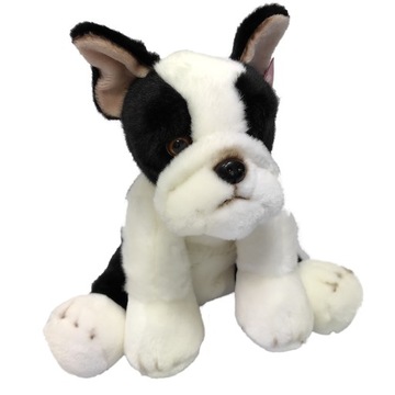 PIES BOSTON TERRIER PLUSZAK MASKOTKA PIESEK 23CM