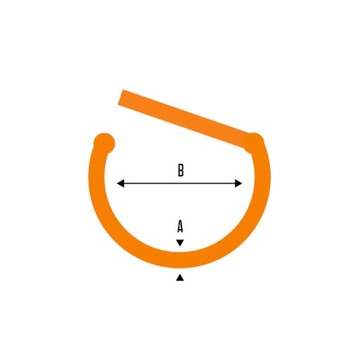 КОЛЬЦО В НОСЕ D-КОЛЬЦО ТИТАН 0,8 мм/8 мм