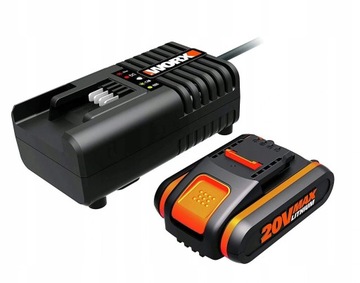 Akumulator WORX z ładowarką WA3601 20V 2.0Ah