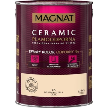 Farba Magnat Ceramic C5 Dostojna Perła 5L