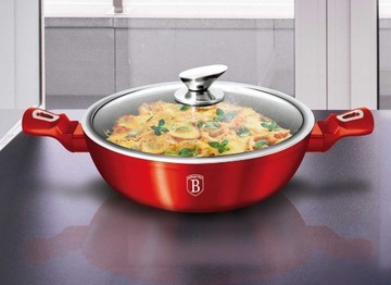 ГРАНИТНЫЙ ВОК 32см BERLINGER HAUS БУРГУНДИЯ BH-1264