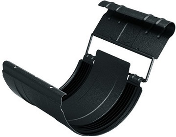 Łącznik rynny BUDMAT FLAMINGO 125mm - antracyt