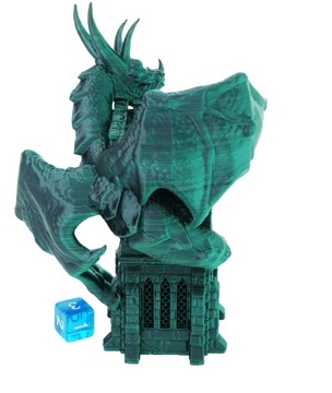 Дракон на башне - маленькая башня для игры в кости - Fates End Wyvern Tiny Towers Dice Tower