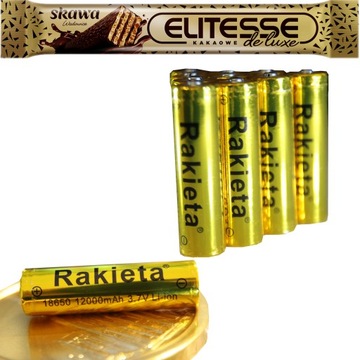 БАТАРЕИ АККУМУЛЯТОР АККУМУЛЯТОР 18650 12000МАЧ 3,7В 4 шт. ячейки MP58