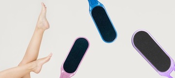 Tarka do pięt dwustronna plastikowa niebieska