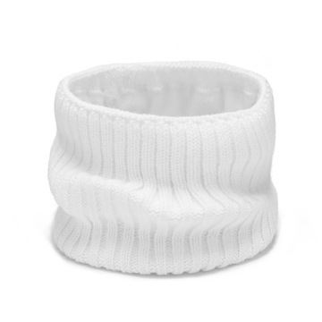 Комплект зимняя шапка + утеплитель Белый 44-48