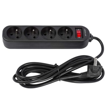 КАБЕЛЬ-УДЛИНИТЕЛЬ, удлинитель 3 м, 4 розетки LEDLUX