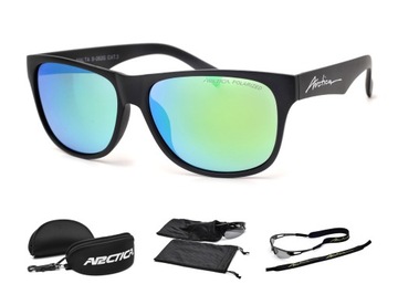 OKULARY PRZECIWSŁONECZNE POLARYZACYJNE ARCTICA S-262G UV 400 ZIELONE LUSTRO