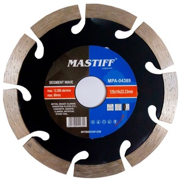 TARCZA DIAMENTOWA 125 x 22,2 SEGMENT MF