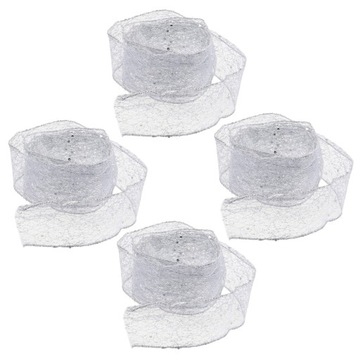 Рождественская декоративная подарочная лента из тюля