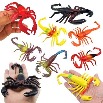 РЕЗИНОВЫЙ СКОРПИОН РЕАЛИСТИЧЕСКИЙ РАСТЯЧИВЫЙ КАЛЬМАР ЖИВОТНОЕ ШУТКА
