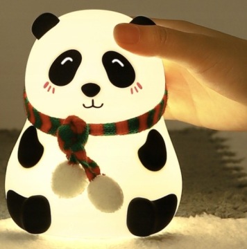 PANDA КРАСИВЫЙ СВЕТОДИОДНЫЙ НОЧНИК, МЕНЯЮЩИЙ ЦВЕТ
