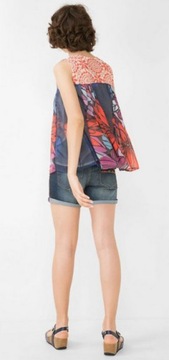 Desigual BLUS TOP Pleats r.XS