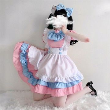 2023 Strój pokojówki Kostium Cosplay Anime XXLol