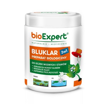 Bakterie do oczka wodnego i stawu na zieloną wodę BluKlar 500g bioExpert