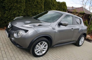 Nissan Juke I SUV Facelifting 1.2 DIG-T (Euro 6) 115KM 2016 Nissan Juke Serwisowany Stan WZOROWY 1.2 Benzyna 115KM