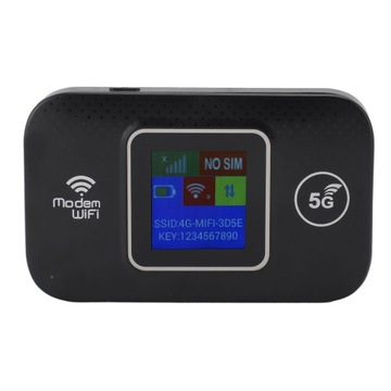 ПОРТАТИВНЫЙ МОБИЛЬНЫЙ МОДЕМ-РОУТЕР С SIM-КАРТОЙ 4G LTE WIFI 300 МБ/С ЧЕРНЫЙ