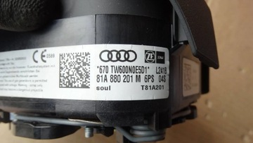 AIRBAG ULOŽENÍ ŘIDIČE 81A880201M AUDI Q2