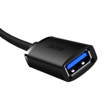 Удлинительный кабель USB 3.0 Baseus AirJoy Series, 2 м, черный