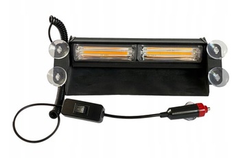 STROBOSKOP STROBOSKOPY LED NA SZYBĘ POMARAŃCZOWY