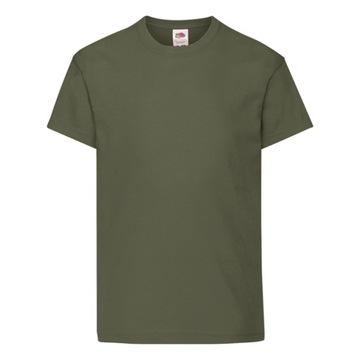 DZIECIĘCA KOSZULKA T-SHIRT FRUIT FC cla. olive 128