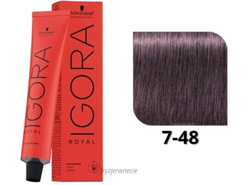 Schwarzkopf Igora Royal Farba do włosów 7-48