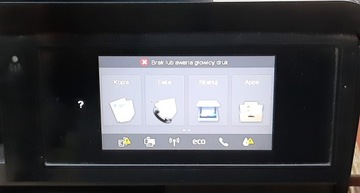HP 8620 WYŚWIETLACZ